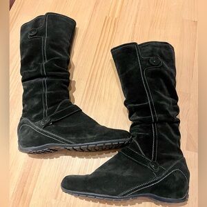 Blondo AquaProtect Knee-High Black Suede Boots - size 9!